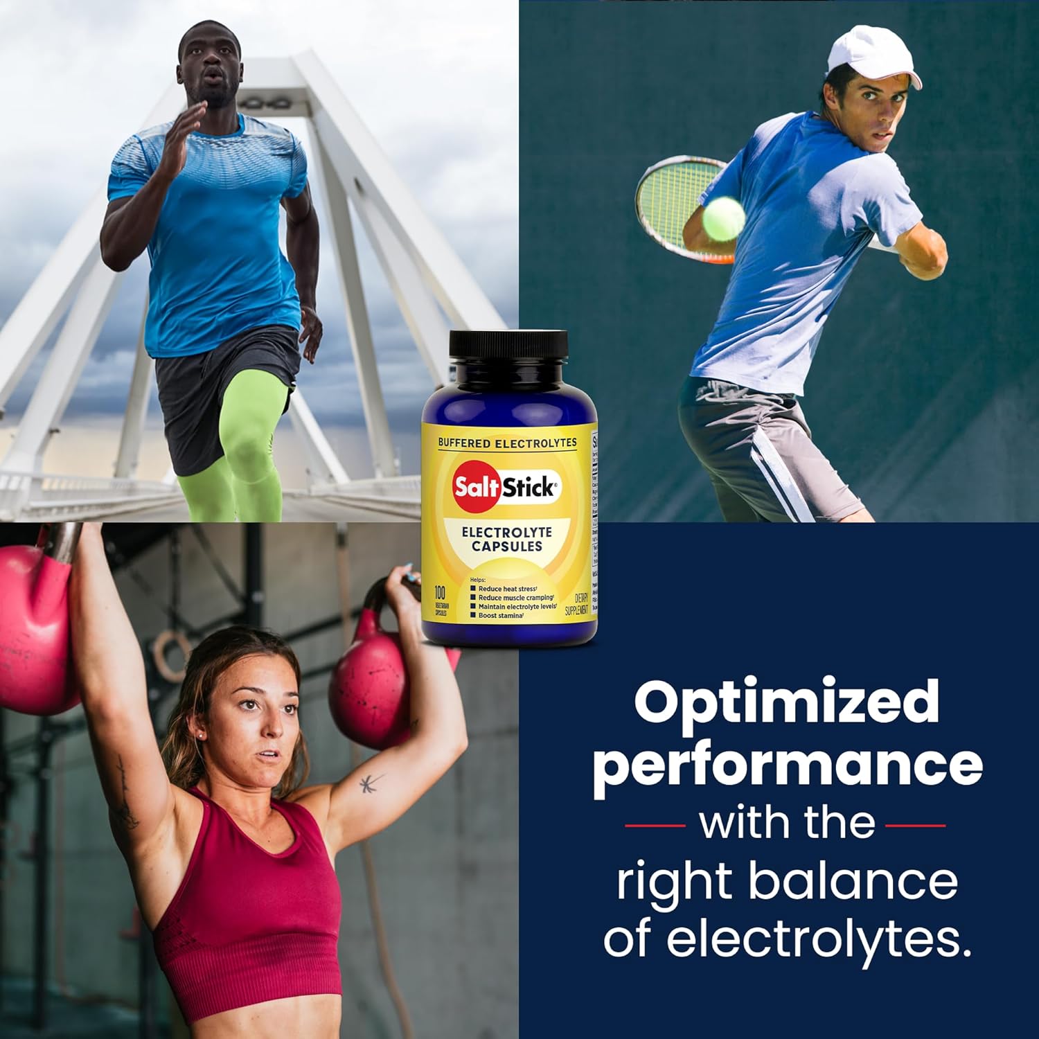 SaltStick Electrolyte Capsules — Ideal for Anytime You Sweat