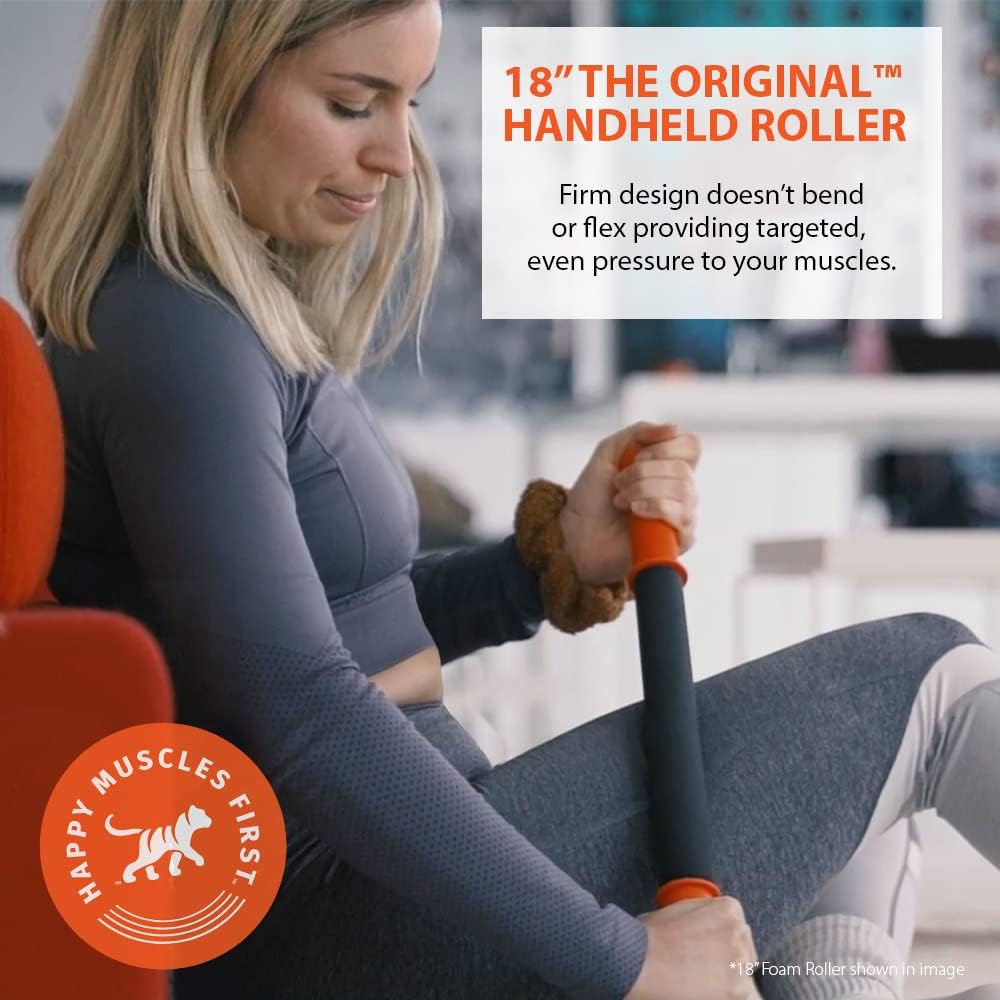 Tiger Tail 18in Massage Stick — The Original 18” Handheld Roller