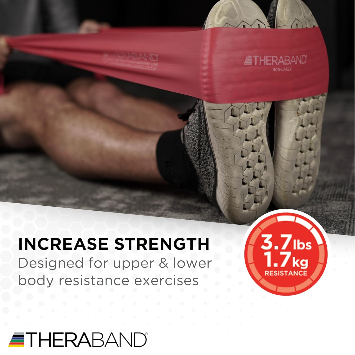 THERABAND Resistance Bands Set — Portable & Versatile Workout Set
