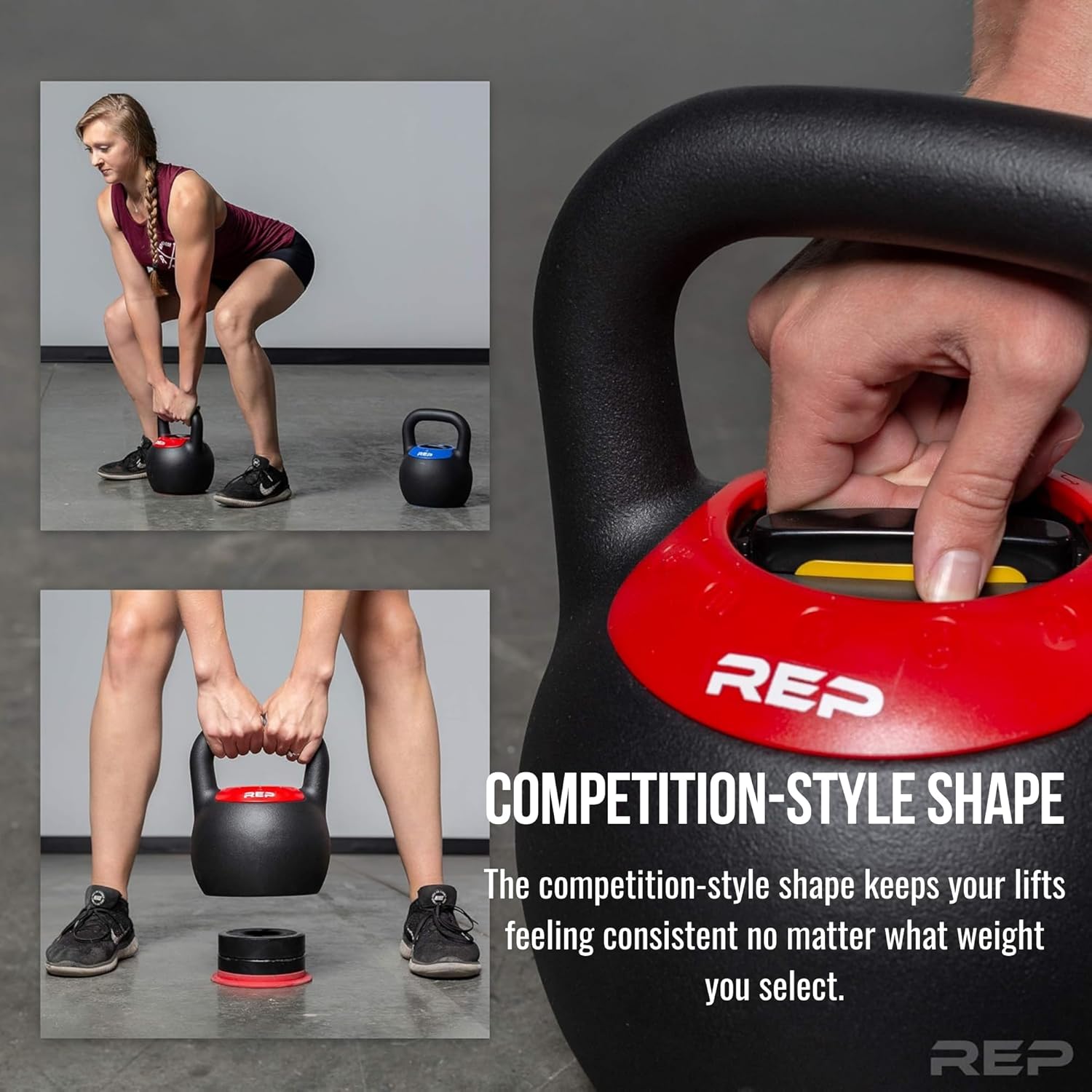 REP Fitness Adjustable Kettlebell — Build Strength, Power, and Endurance