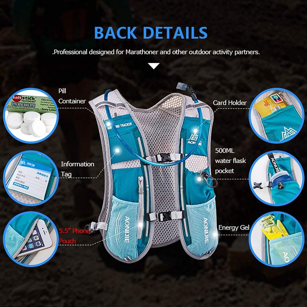 AONIJIE Hydration Vest (5L) — Multiple Storage Compartment