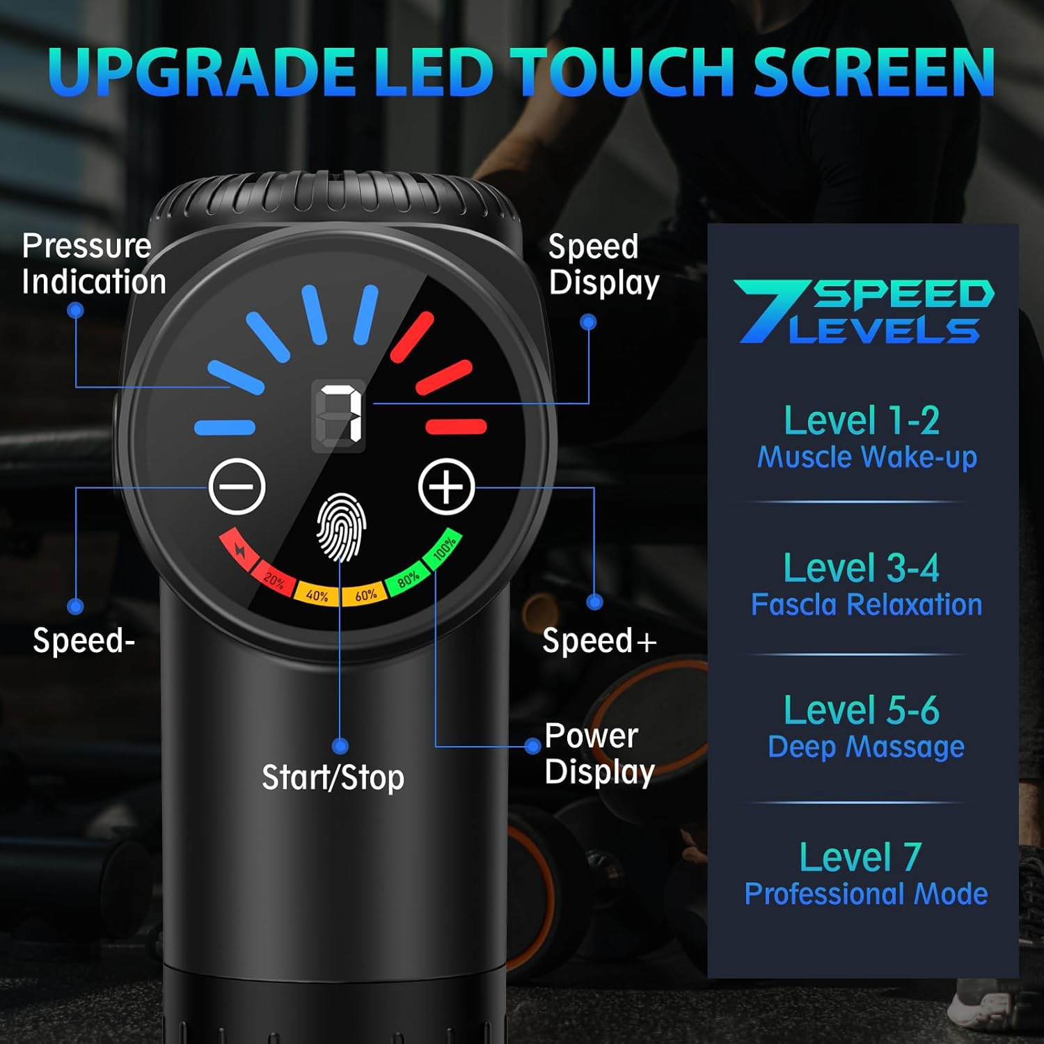 TOLOCO Massage Gun — Quick Pain Relief