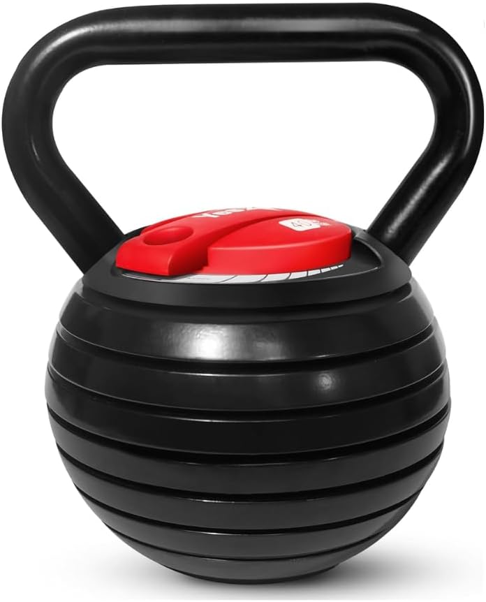 Yes4All Adjustable Kettlebell (20-40 lb) — Flat Protective Base
