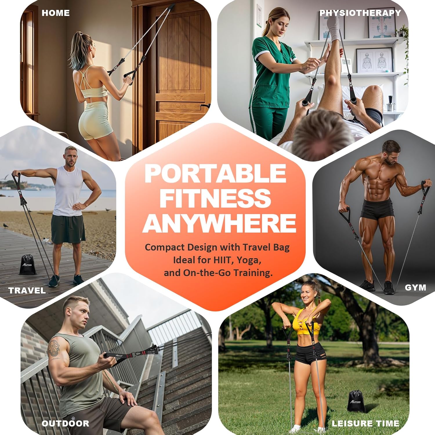 HPYGN Resistance Bands — Burn Fat & Build Muscle Effectively