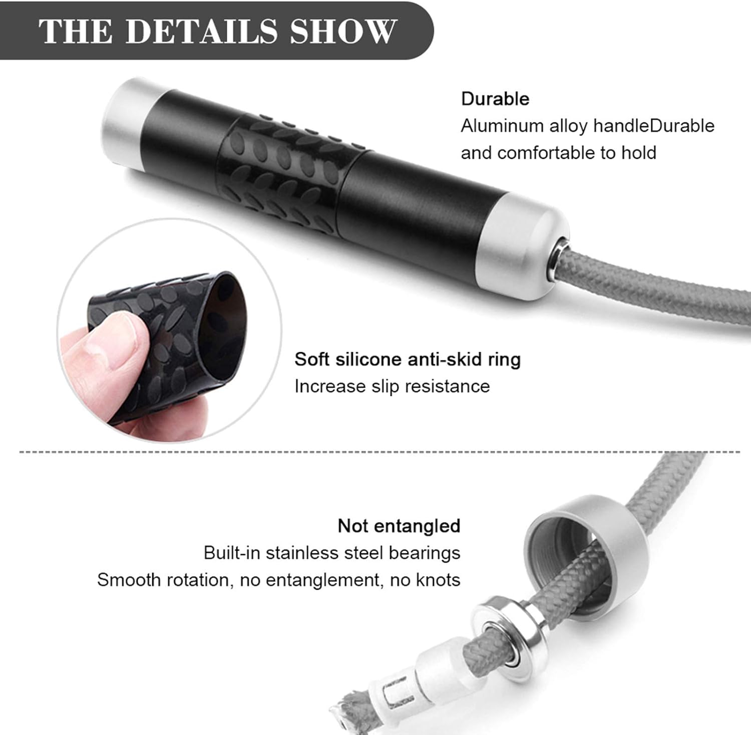 Redify Weighted Jump Rope — The gold combination of 9mm braided cotton rope