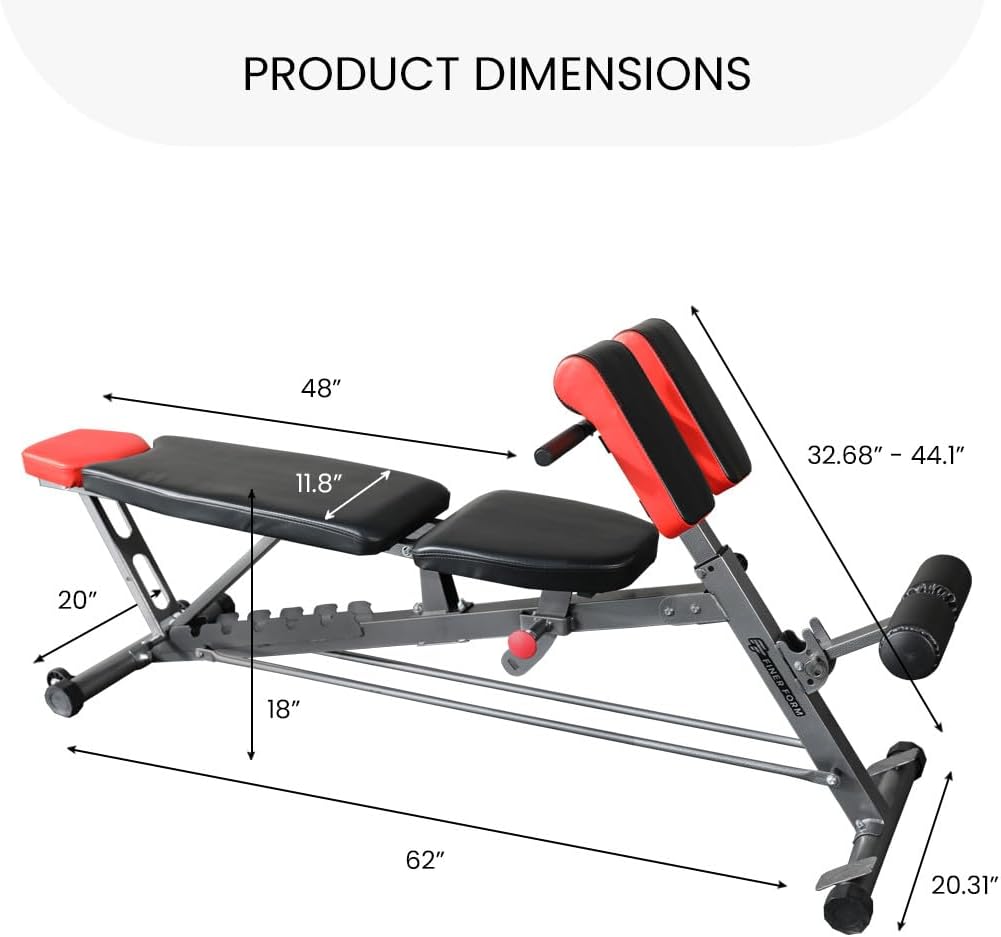 Finer Form FID Weight Bench — Targeted Hyperextension Workouts