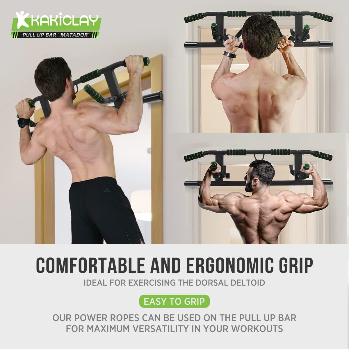 KAKICLAY Multi-Grip Pull-Up Bar — Original U.S. Patent
