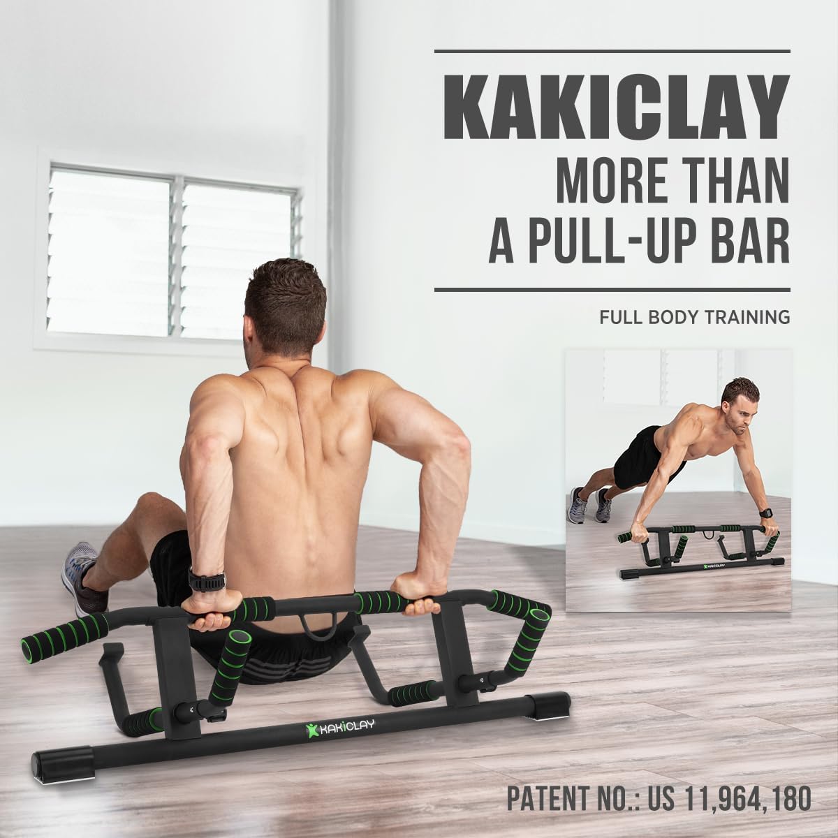 KAKICLAY Multi-Grip Pull-Up Bar — 2026 Upgrade