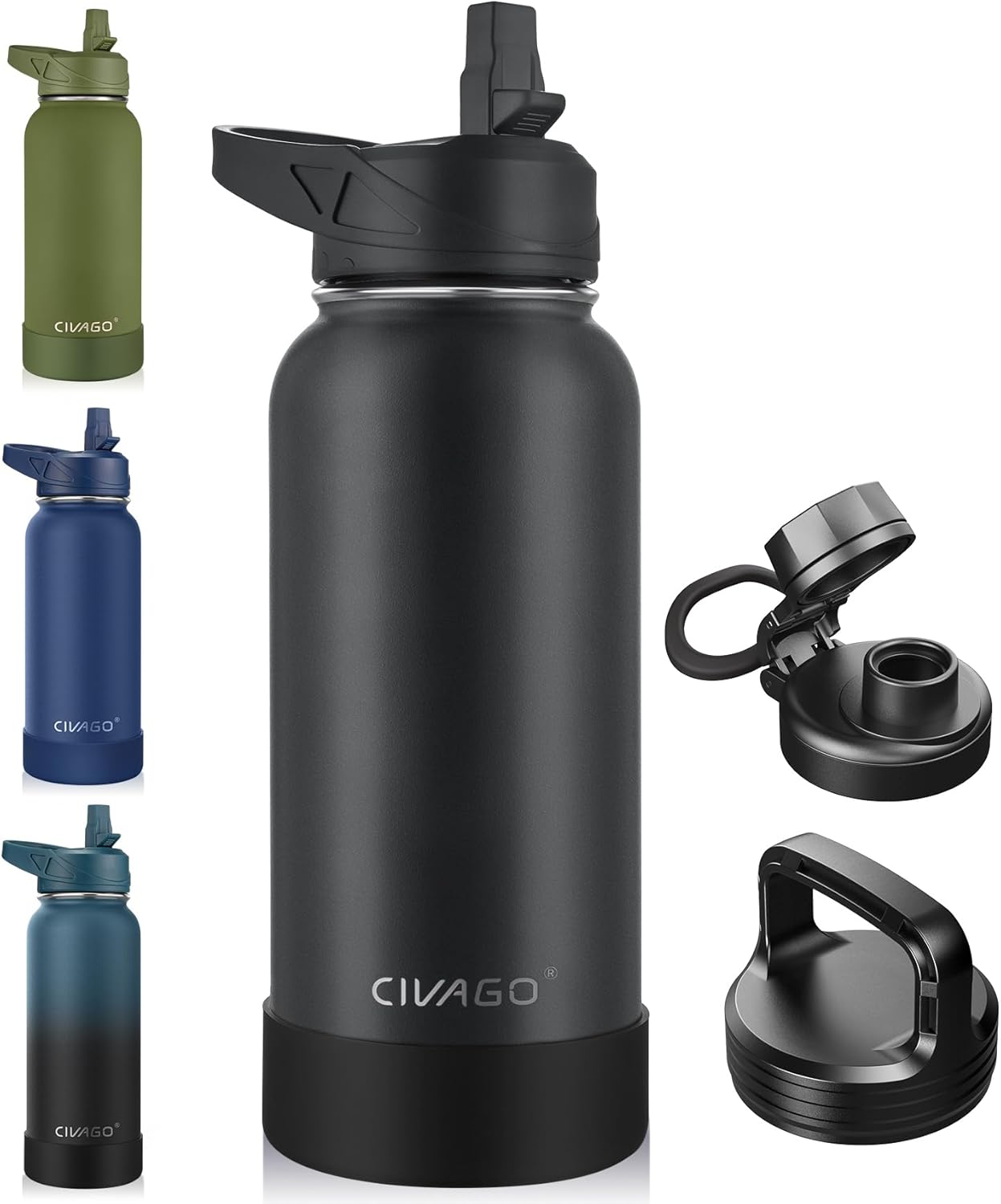 CIVAGO 32oz Insulated Water Bottle