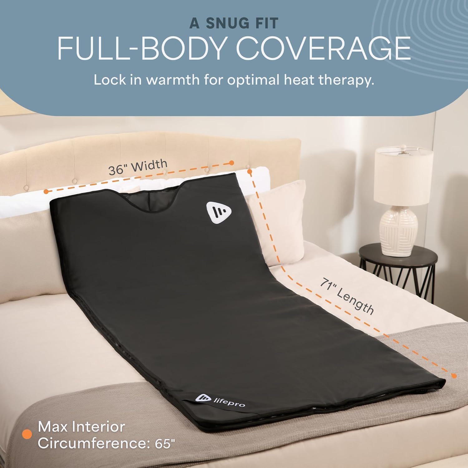 LifePro RejuvaWrap Sauna Blanket — Low Emf & Safe Materials