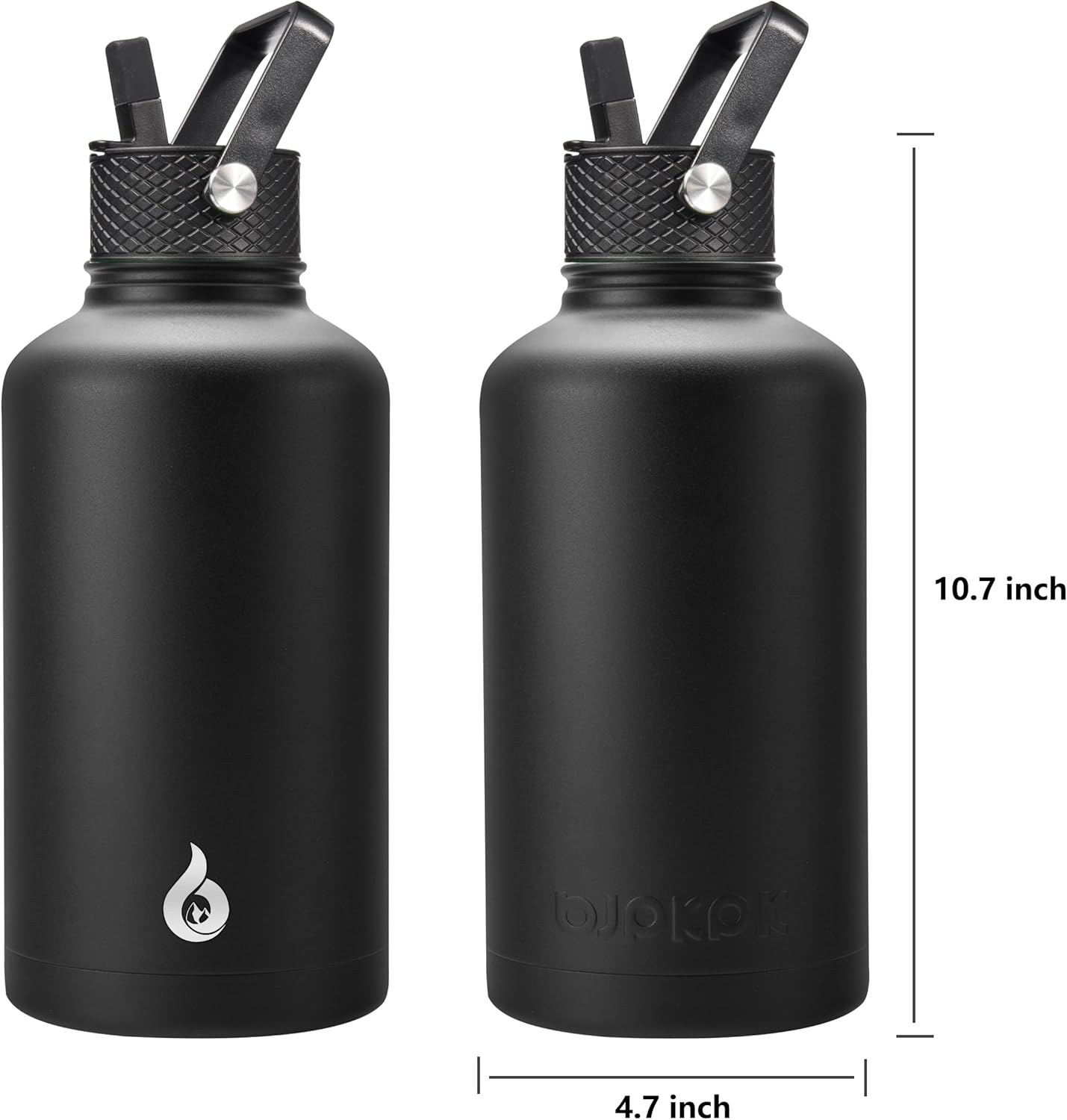 BJPKPK Half-Gallon Water Bottle (64oz) — Vacuum Insulated