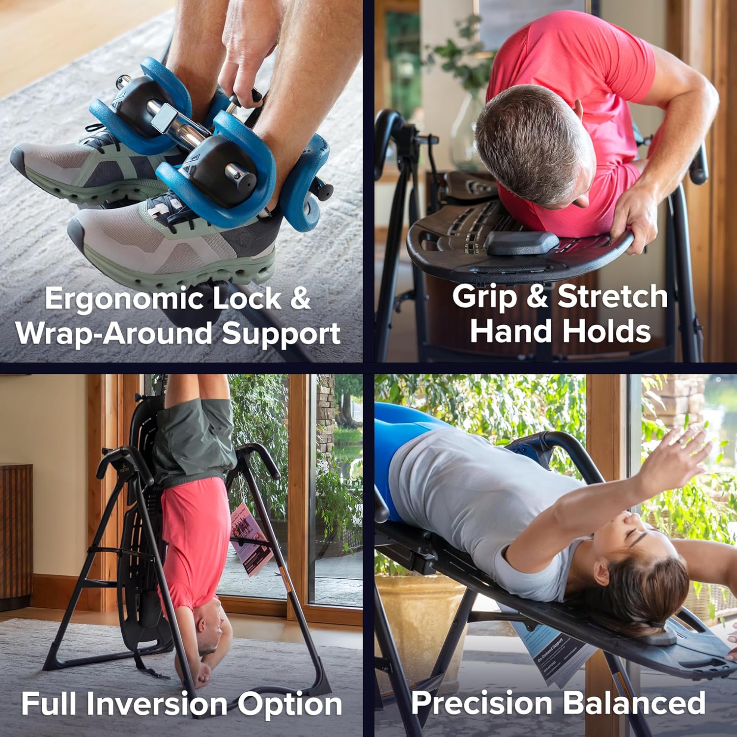 TEETER EP-560 Inversion Table — Unmatched Comfort