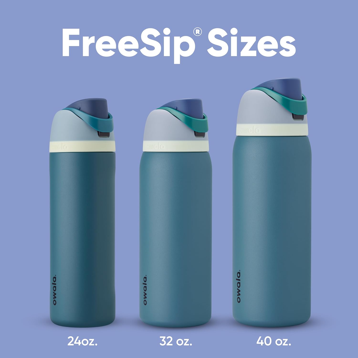 Owala FreeSip Water Bottle — Double-wall insulation keeps drinks cold for up to