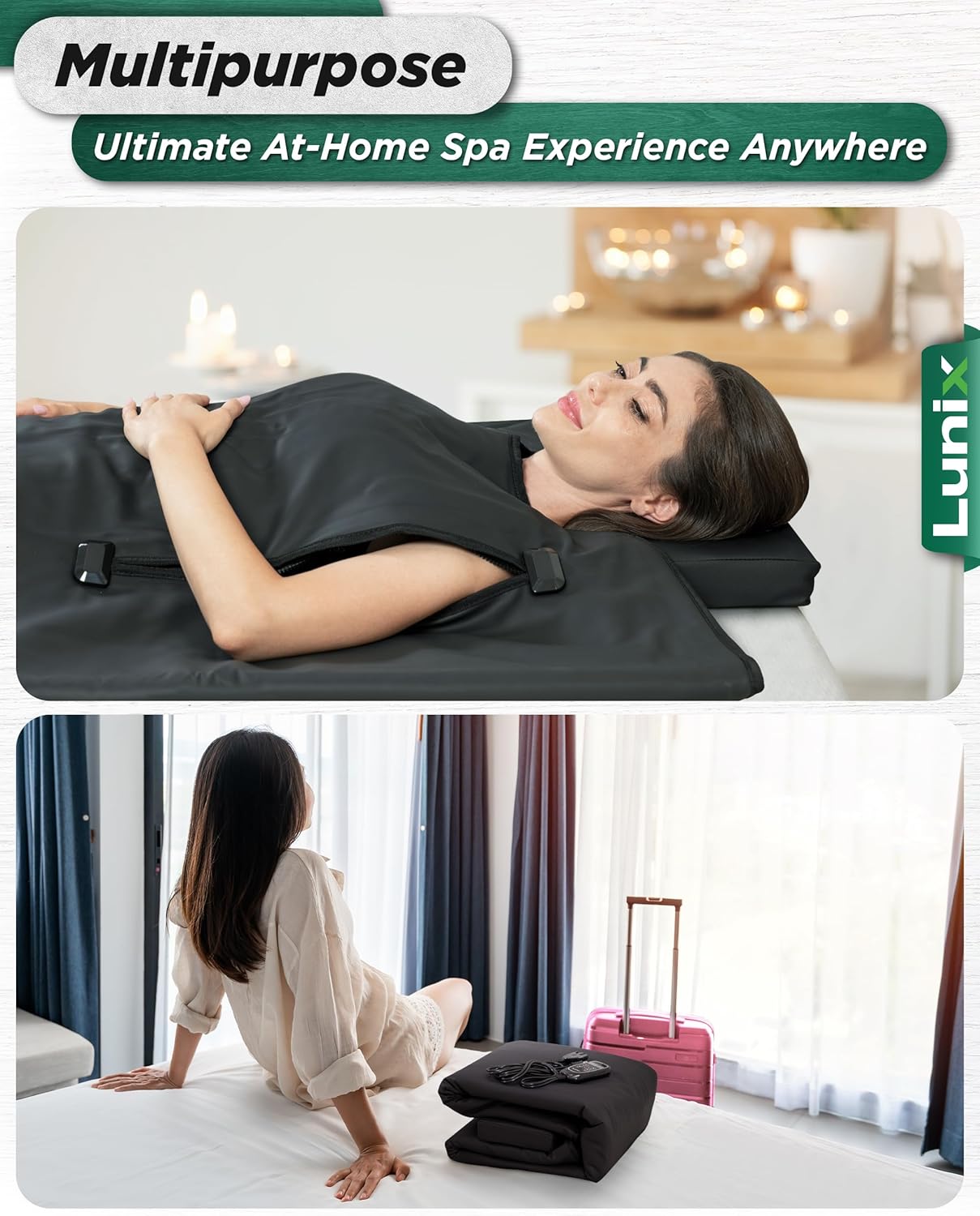 Lunix LX17 Infrared Sauna Blanket — Ultimate Stress Relief & Relaxation