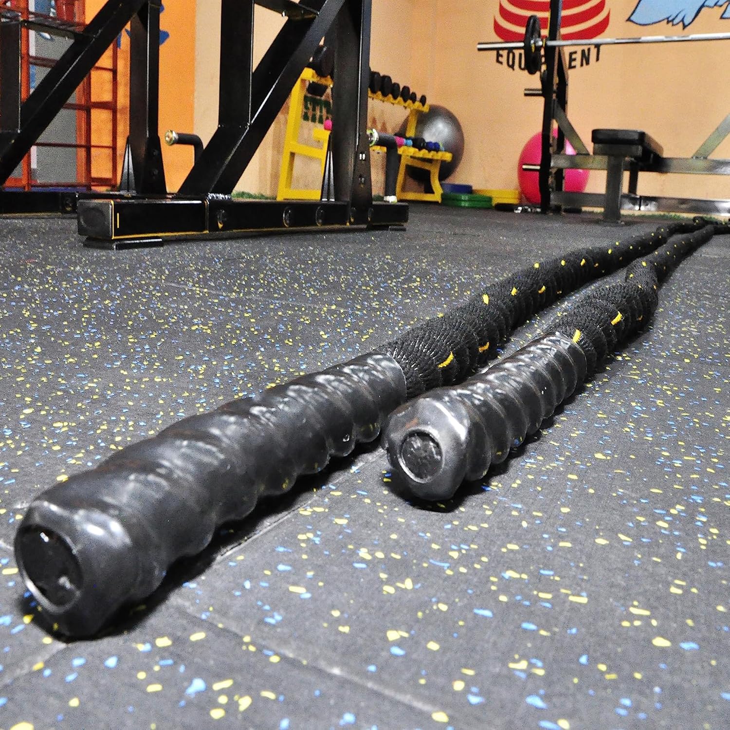 Fitvids Battle Rope (30/40/50ft) — Portability and compact storage