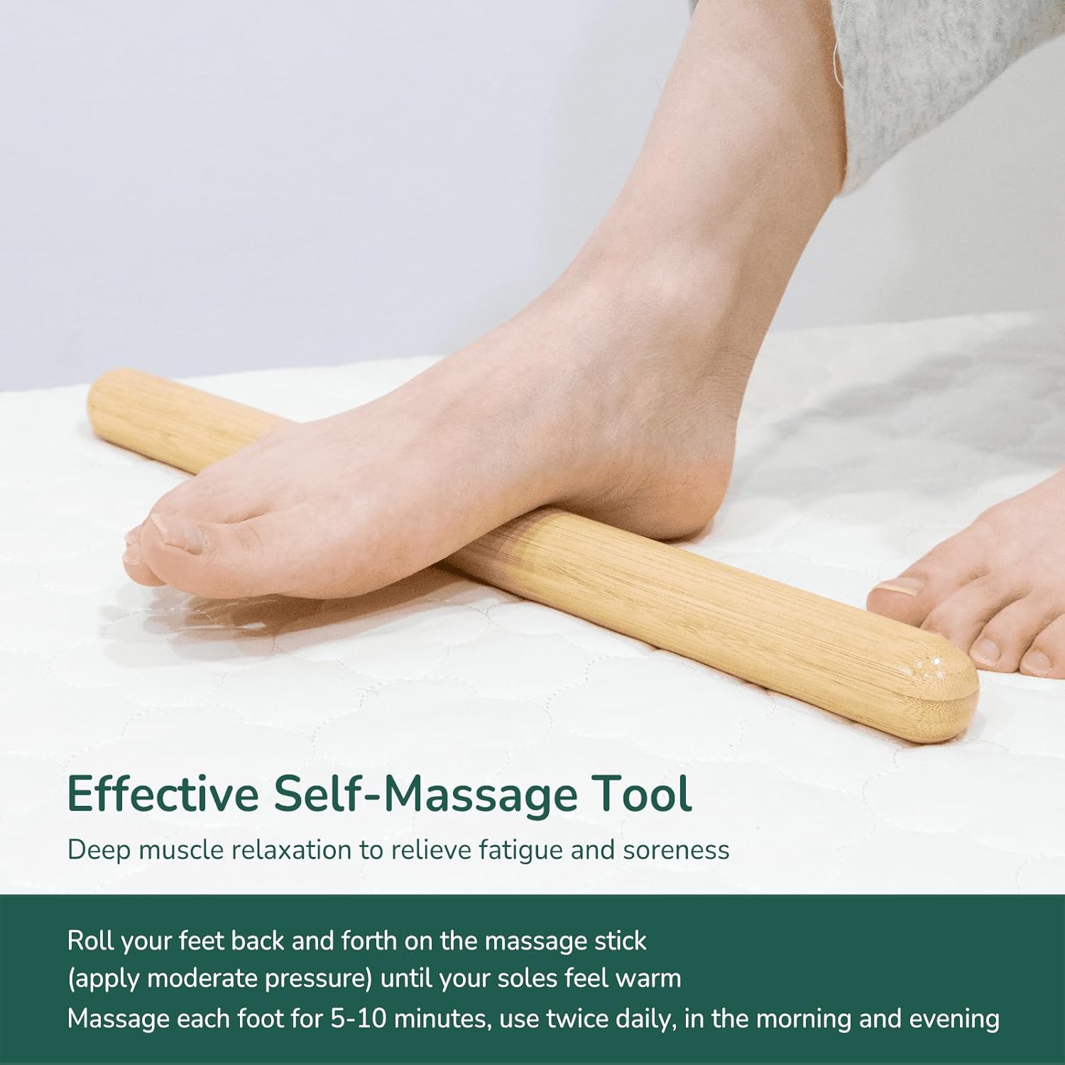 Goodtar Bamboo Massage Stick — Deep Relaxation