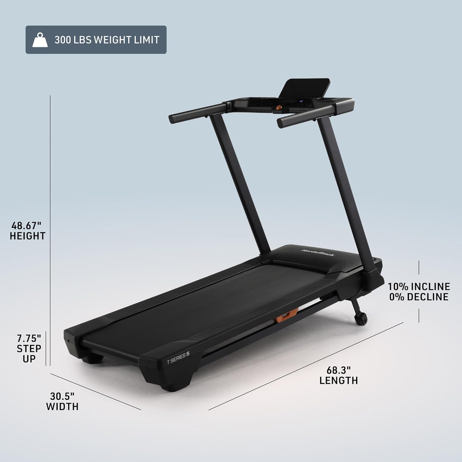 NordicTrack T Series Treadmill — KeyFlex Cushioning