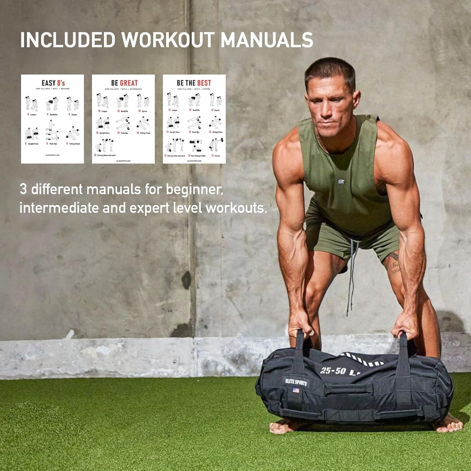 Elite Sports Training Sandbag — High-Quality Material