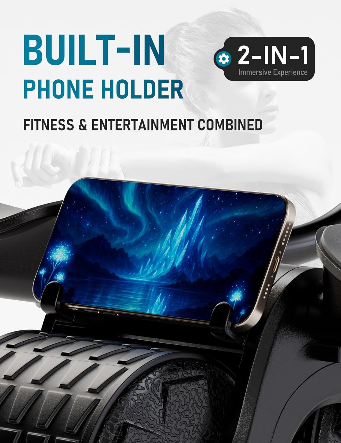 Tixahi Rebound Ab Roller — Stable Dual-Wheel Design‌