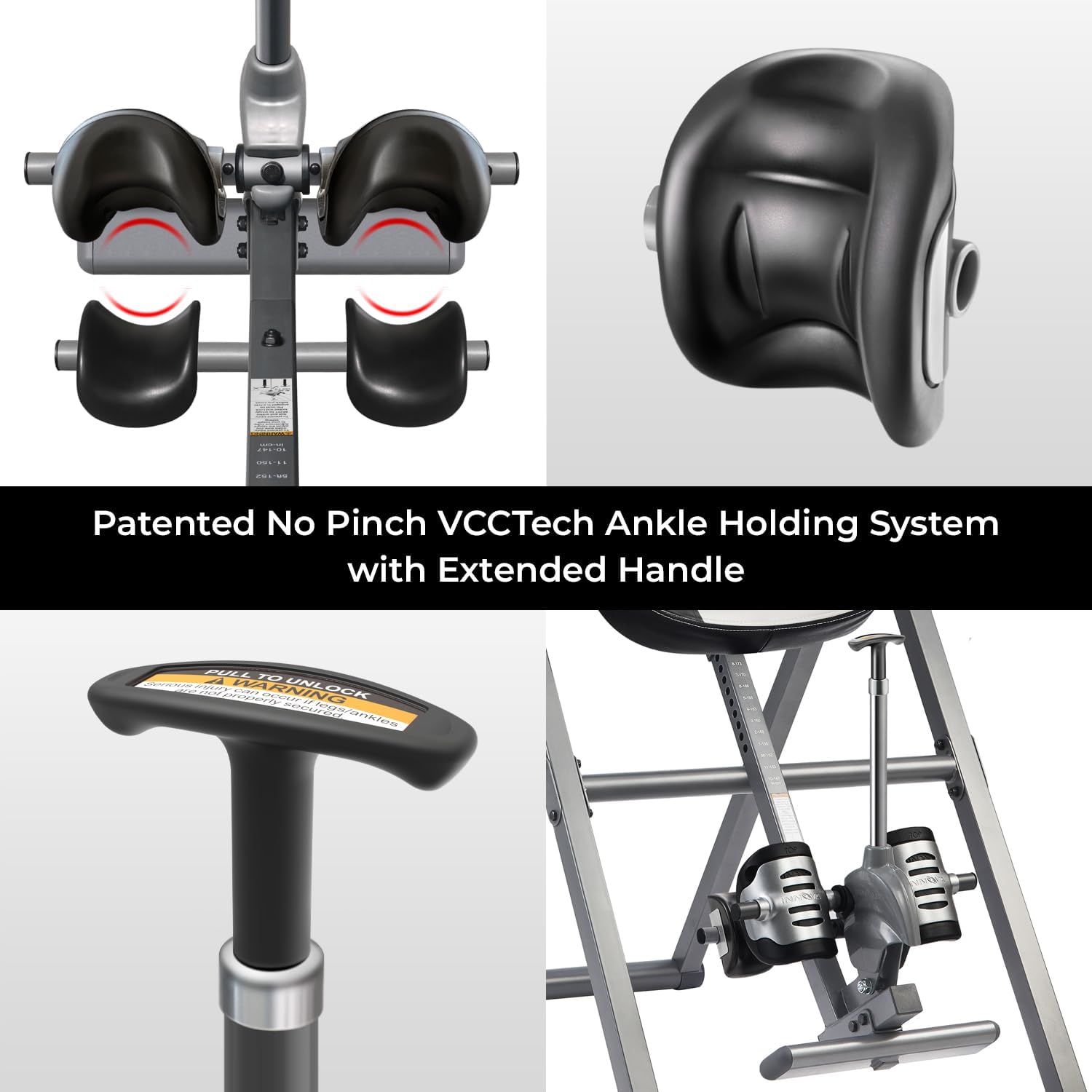 Verakare ITM5850 Inversion Table — True Balance System for easy inverting