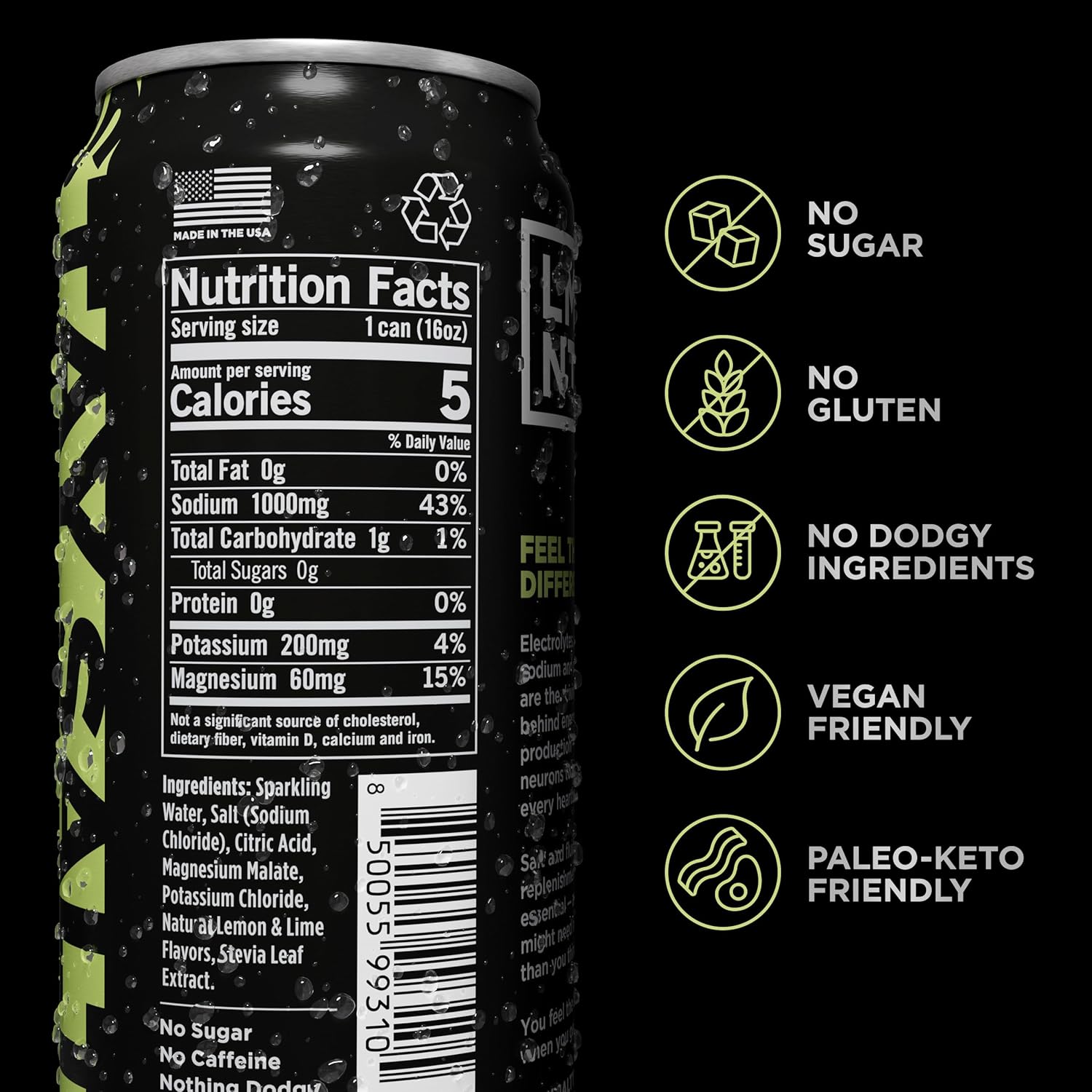 LMNT Sparkling Electrolyte Drink — Lmnt Sparkling Electrolyte Water