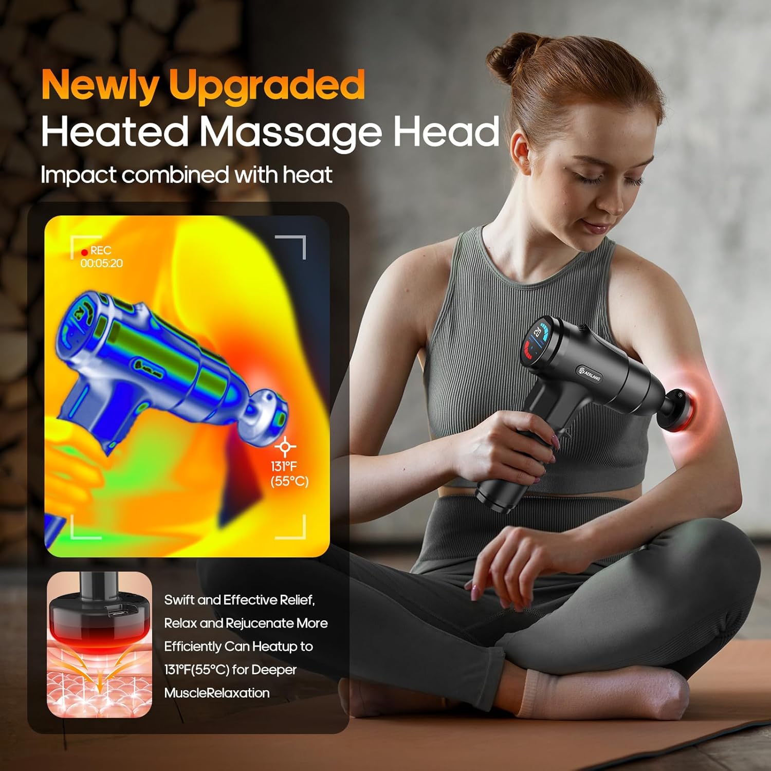 AERLANG Massage Gun (Heat) — If you encounter any quality issues or missing