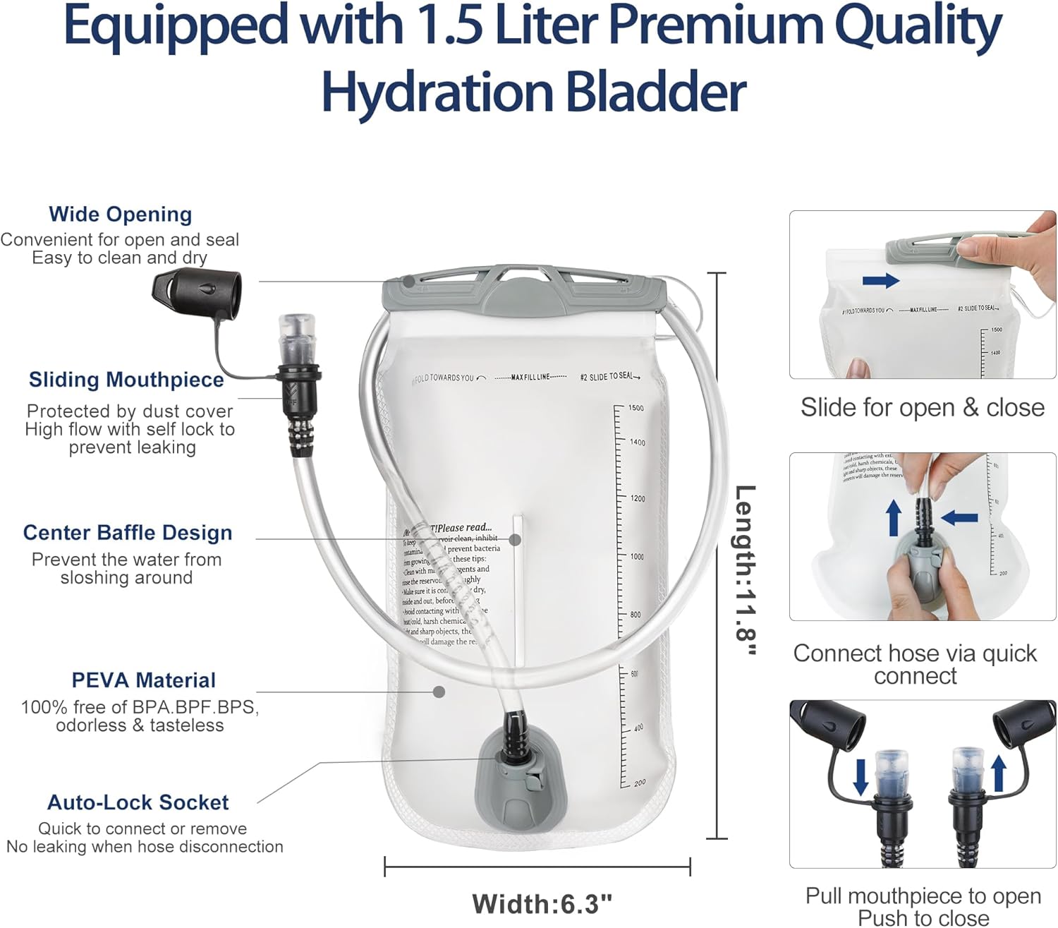 SEMSTY Running Hydration Vest (5L) — Breathable And Sweatproof