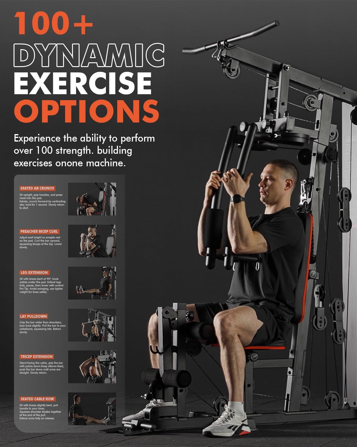 Mikolo 150lb Home Gym Station — Sturdy and stable