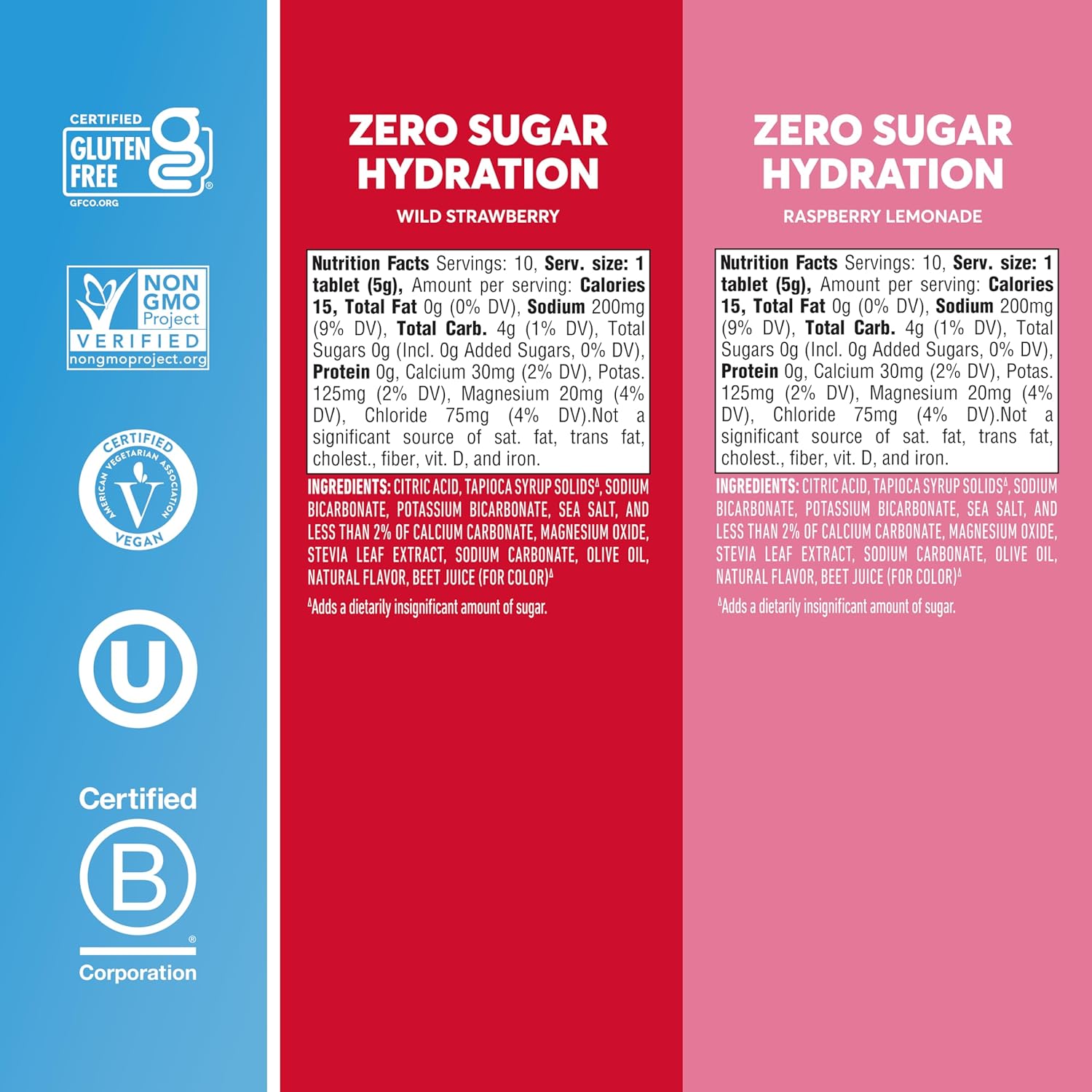 Nuun Zero Sugar Electrolyte Tablets — Vegan, Non-Gmo & No Sugar