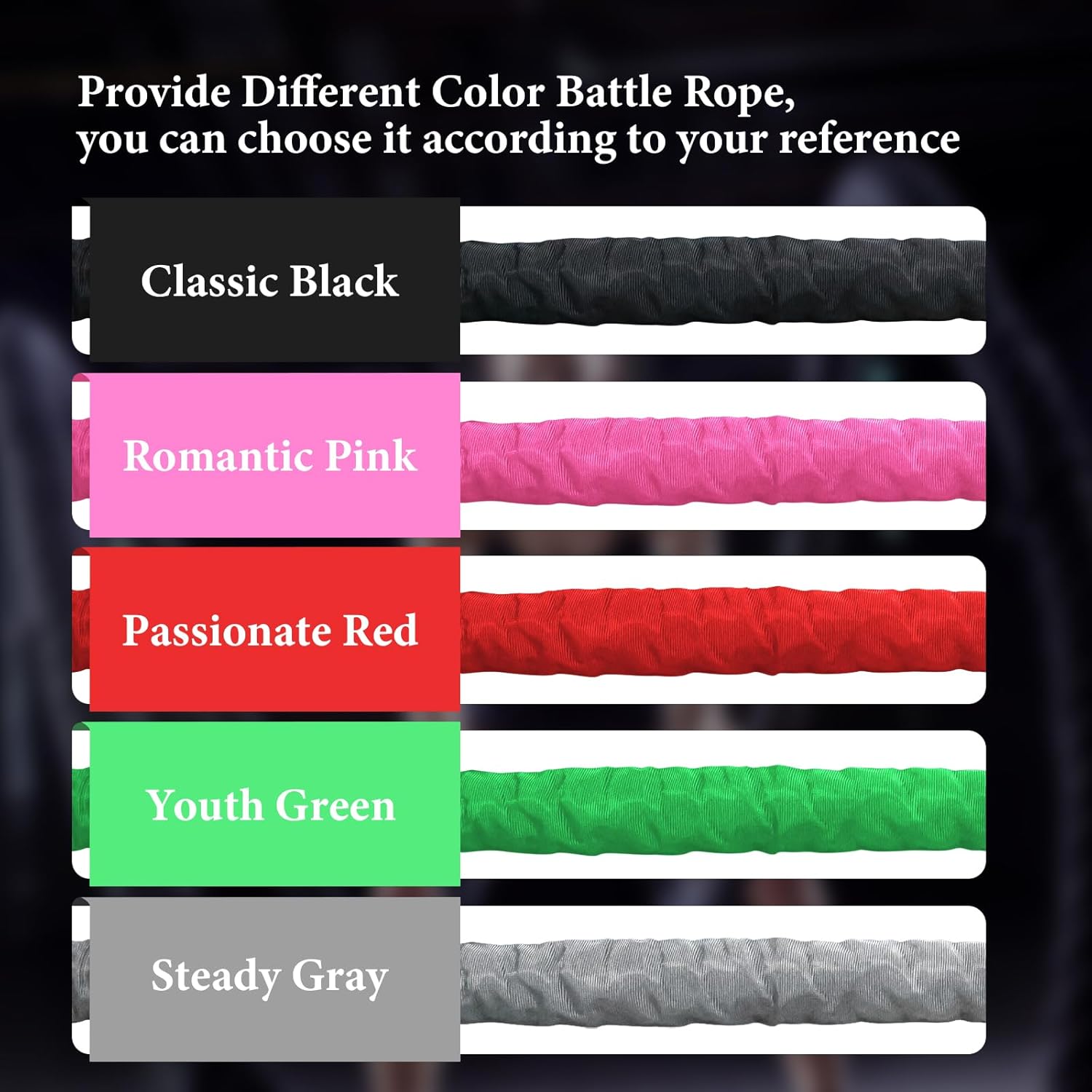 Glitenniy Battle Rope (30ft) — Easy to Use Workout Rope