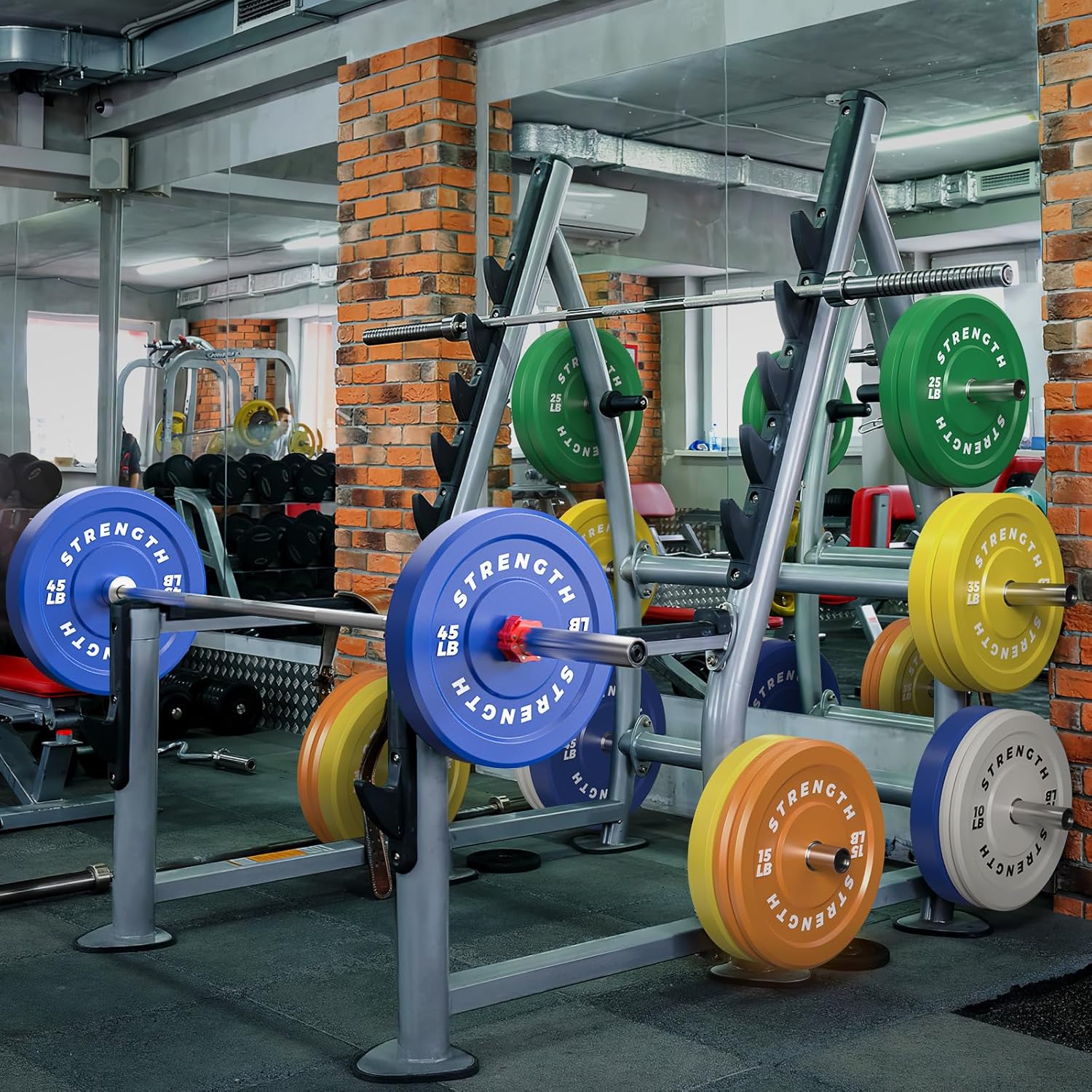 Rendpas Color-Coded Bumper Plates — Built to Last Long Time