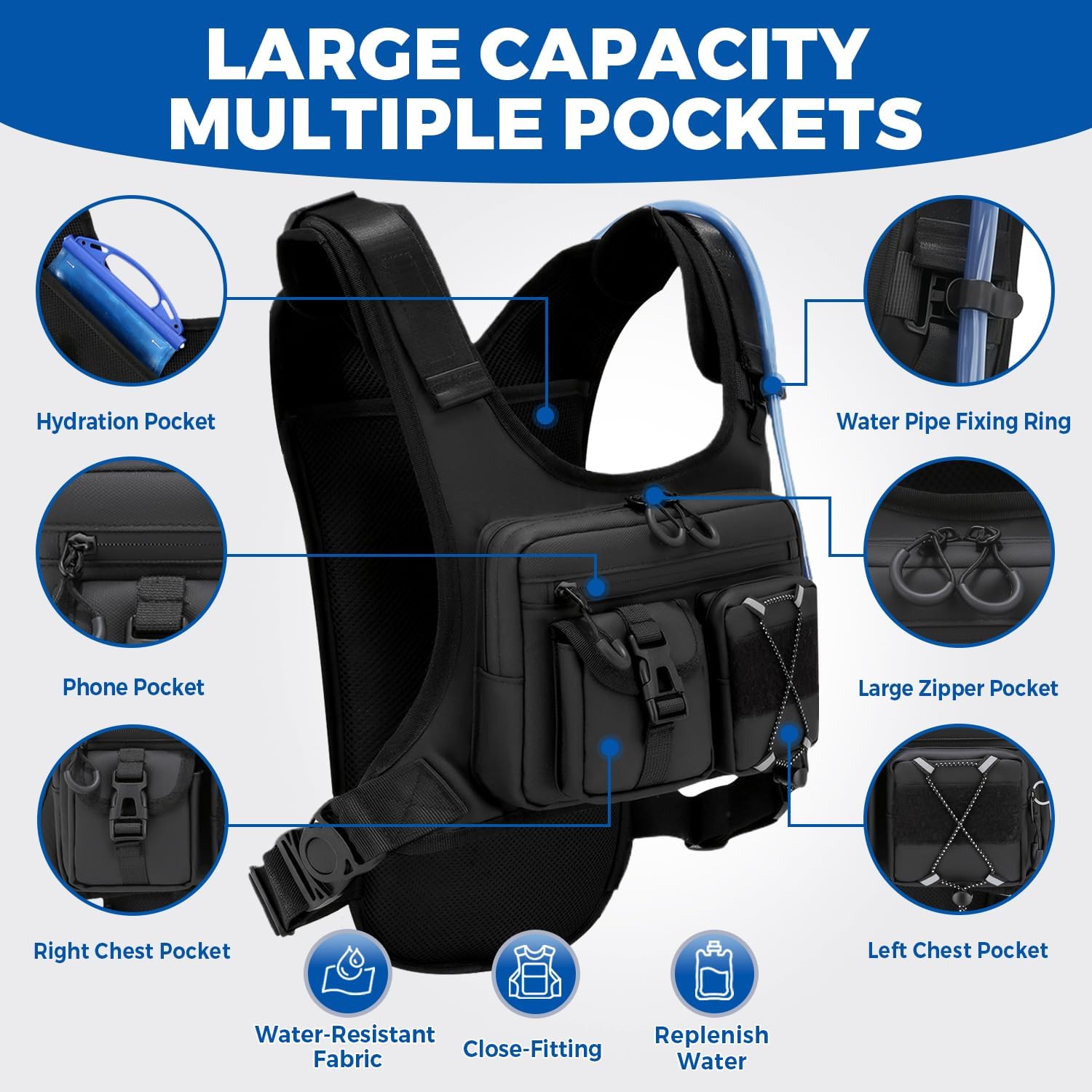 Criuage Running Hydration Vest — Comfortable & Adjustable