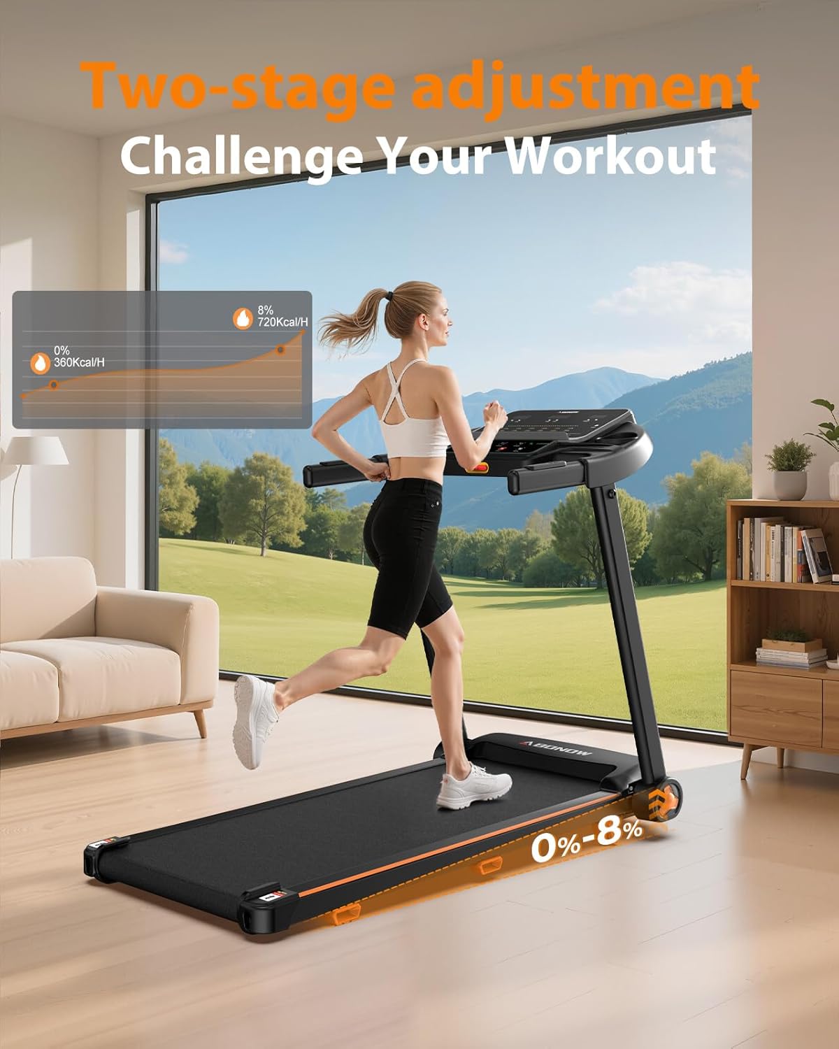 Abonow Foldable Treadmill — Professionally Engineered Treadmill with Preset Programs: The Abonow