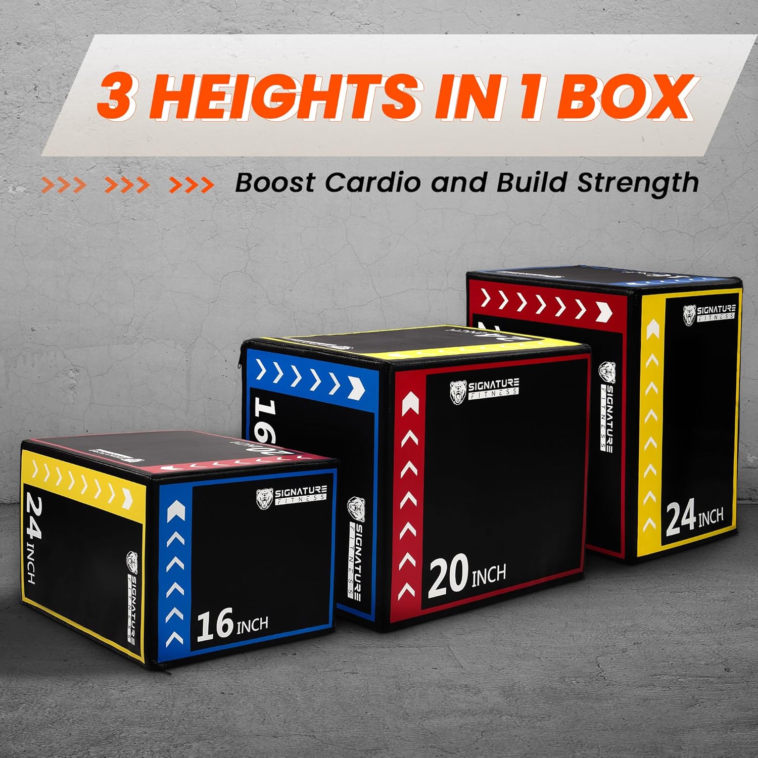 Fitvids 3-in-1 Foam Plyo Box — Security Training