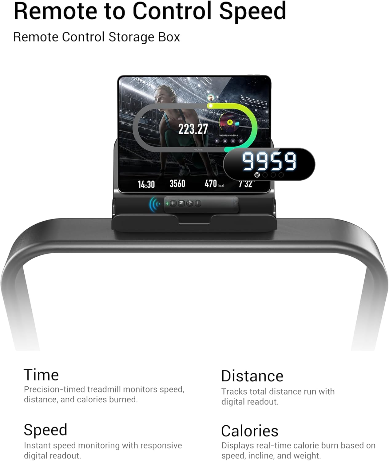 LONTEK 3-in-1 Walking Pad — Secure Walking Pad with Handle Bar for Stable