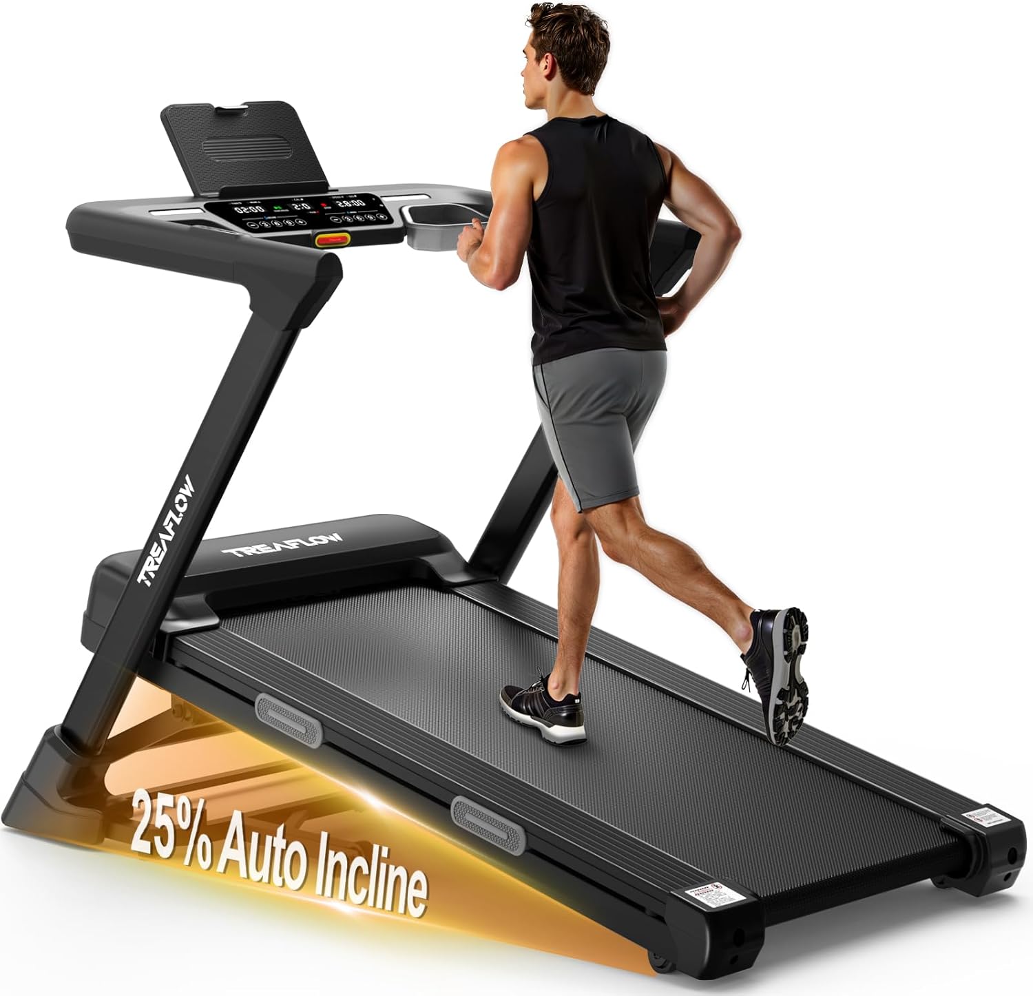 TREAFLOW Auto-Incline Treadmill