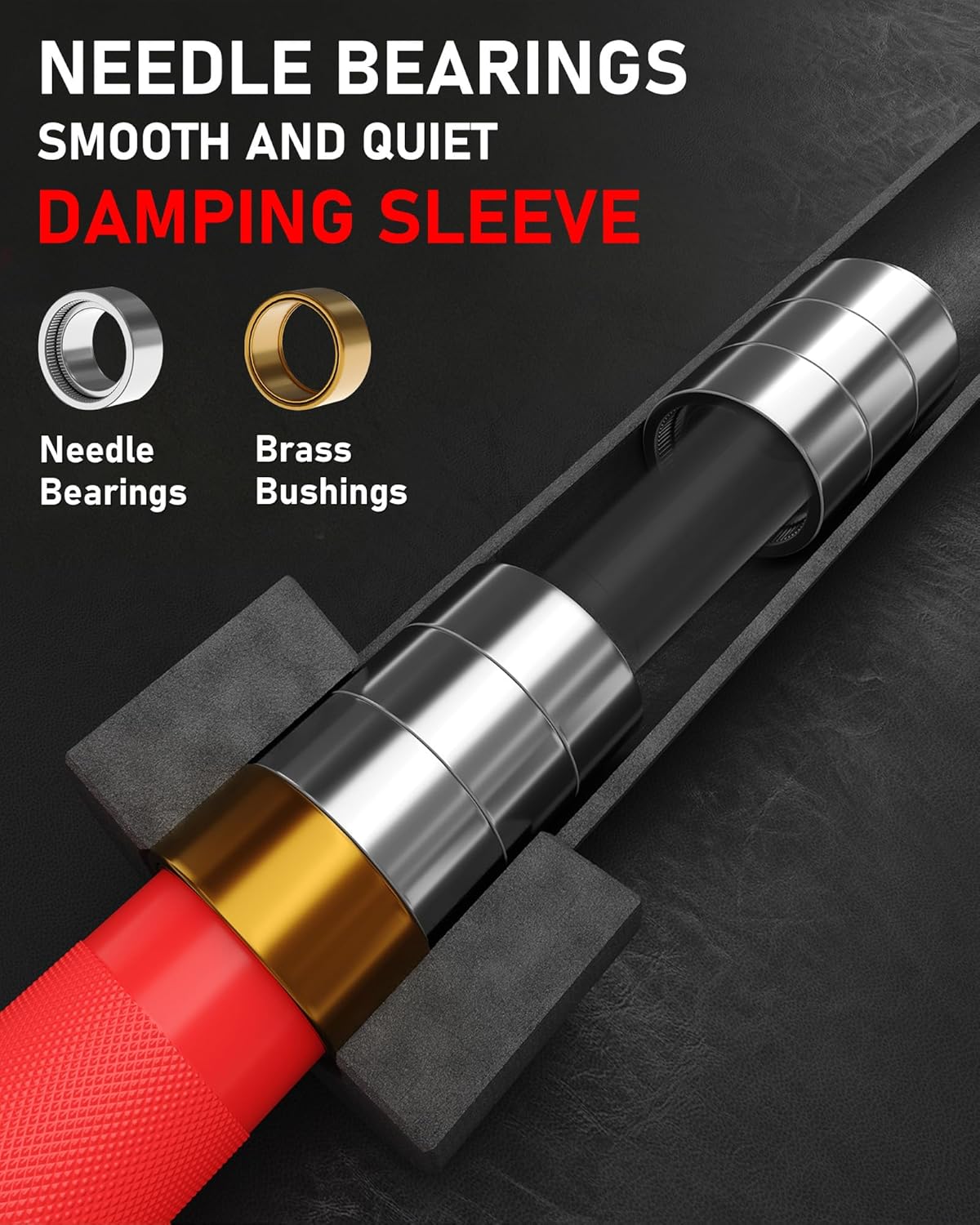 GarveeLife 7ft Olympic Barbell — Upgraded Design