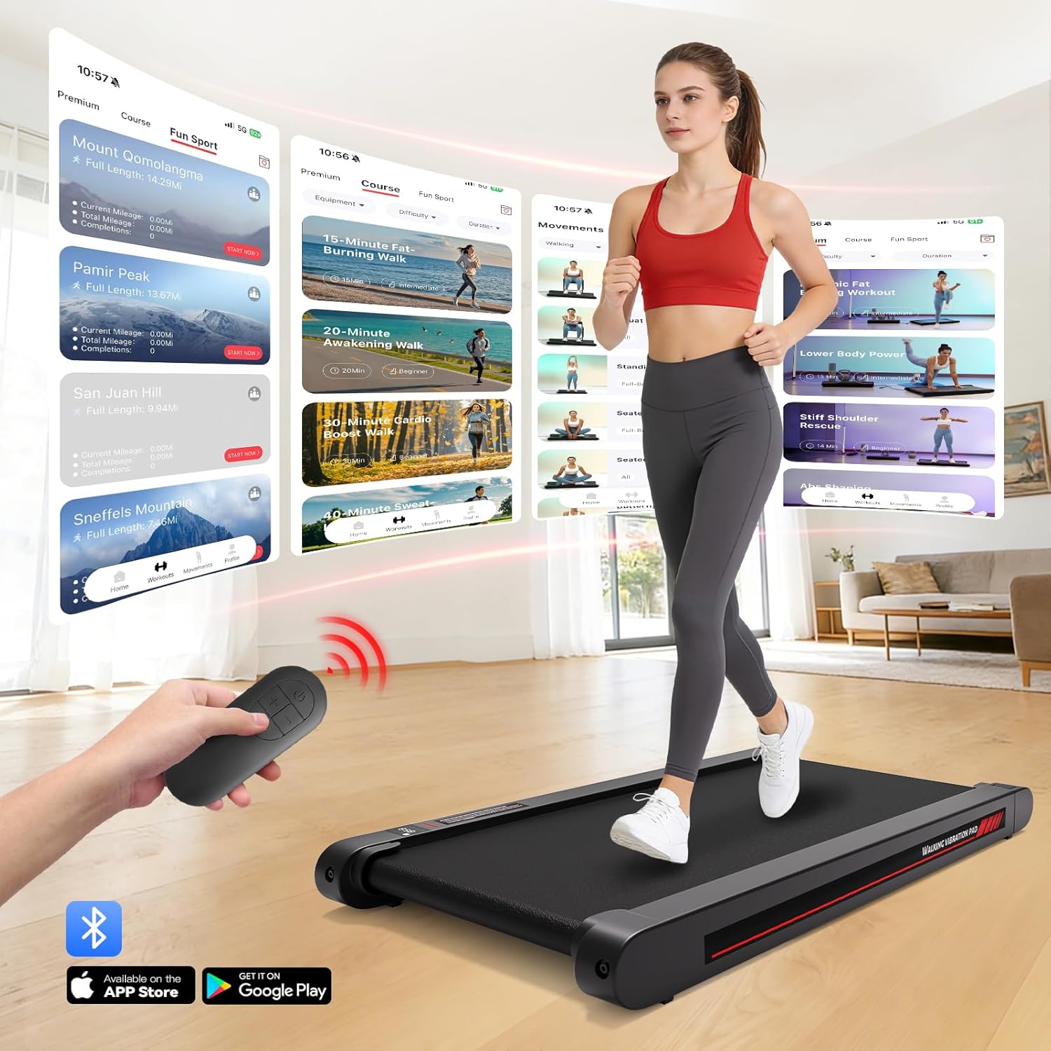Freepi Vibration Walking Pad — Walking Vibration Pad