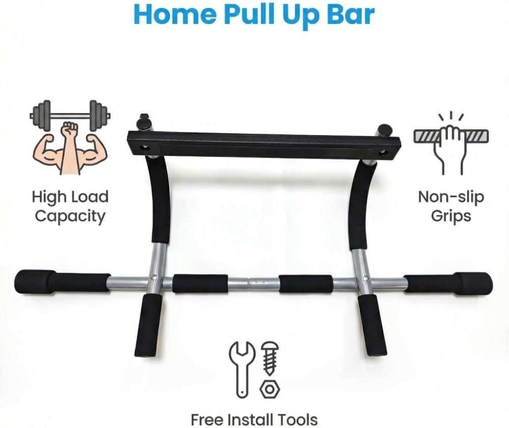 Idealforce Heavy-Duty Pull-Up Bar — Multi-Function Full Body Workout